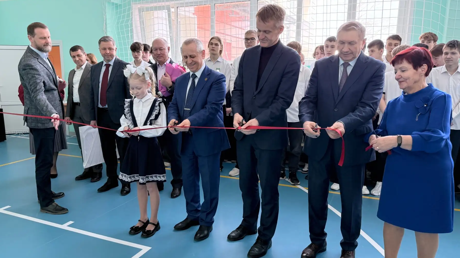 Торжественное открытие Школы после капитального ремонта.